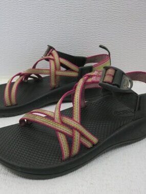 Chaco Dual Webbing Strap Adjustable Comfort Sandals Kid's Footwear 5 Y